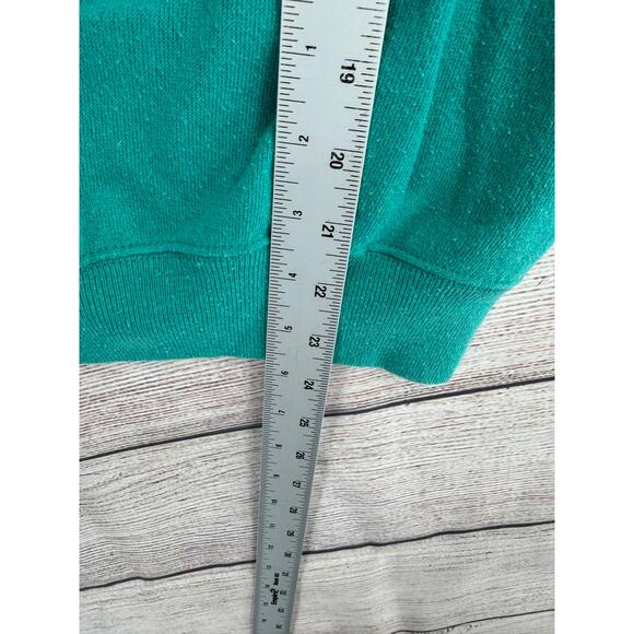 Vintage 80s Hanes San Diego Zoo Giant Panda Crewneck Sweatshirt Adult S Green - Picture 8 of 8